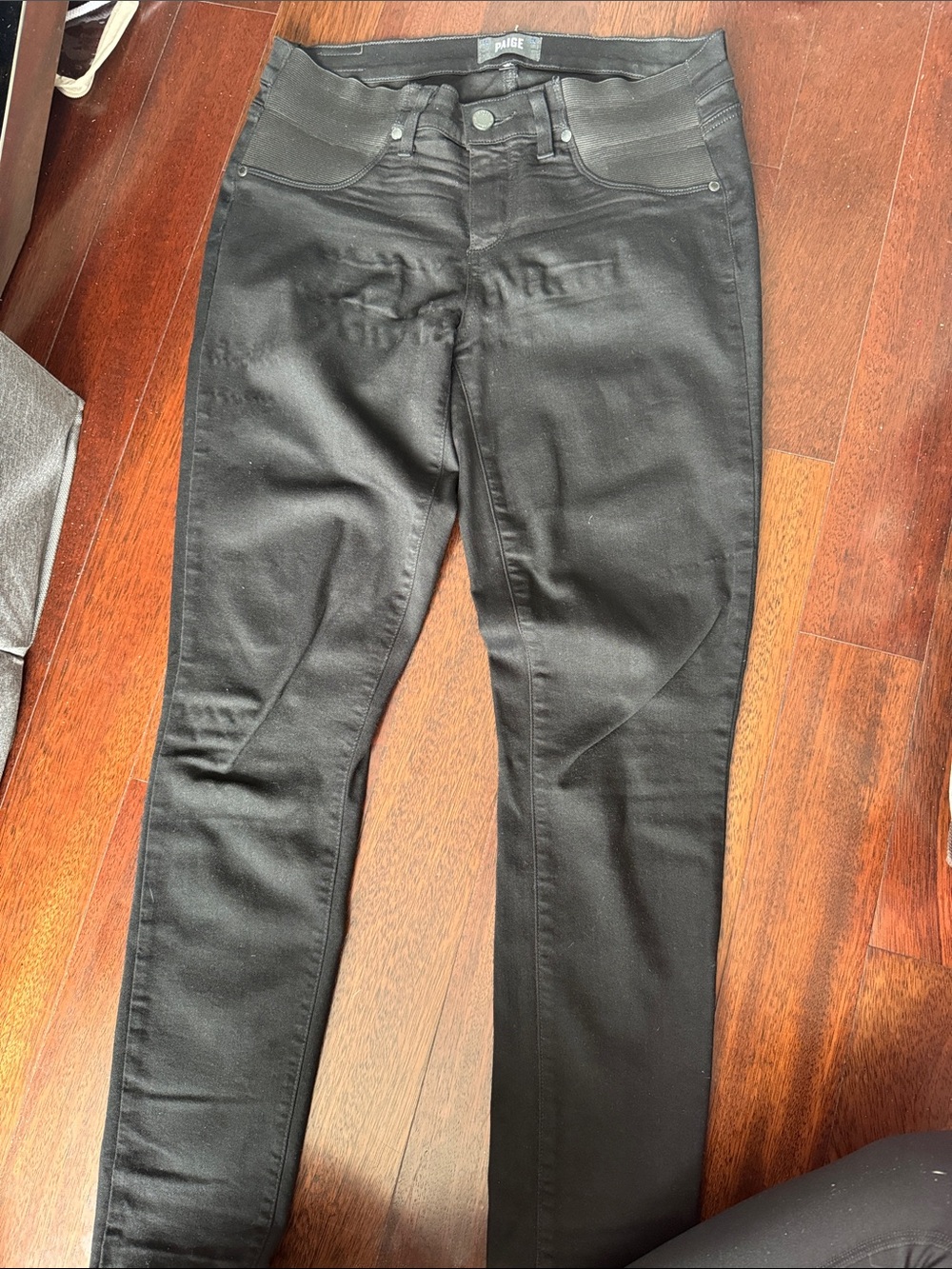 Paige Black Maternity Verdugo Ultra Skinny Jeans
